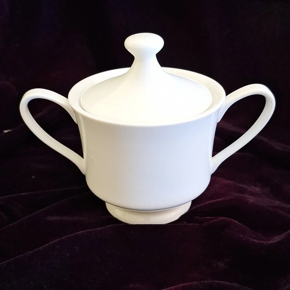 WHITE SUGAR BOWL